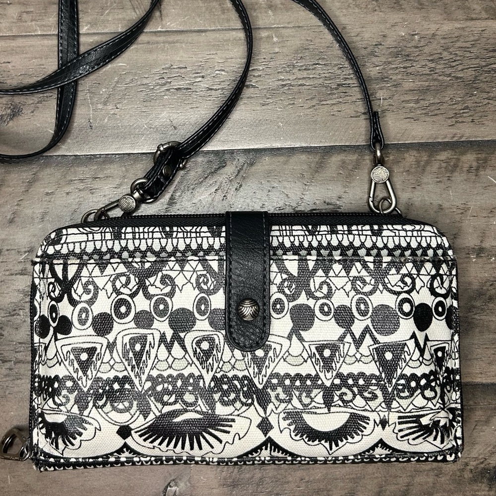 Sakroots Cross Body Purse/Wallet with Removable Strap